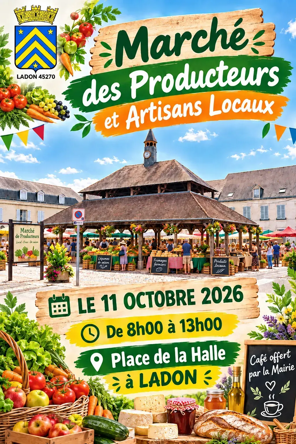Affiche MARCHE DES PRODUCTEURS