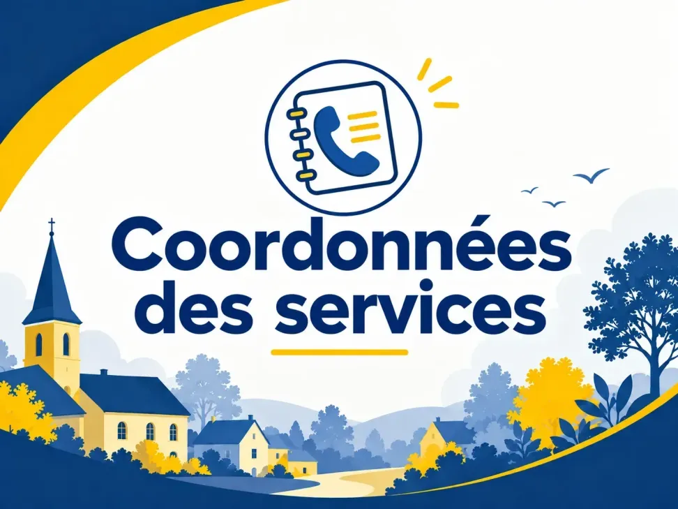 Coordonnées des services